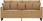 Vidaxl Sofa 2 Osobowa Brązowa 140 Cm Tapicerowana Aksamitem - zdjęcie 3