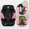 Fotelik Lionelo Levi One I-Size 9-36Kg Czarno-Różowy - zdjęcie 8