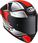 Kask motocyklowy Kyt Tt-Course Tourist Czerwony Fluo - zdjęcie 4