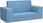 Vidaxl 2-Os. Sofa Dla Dzieci Rozkładana Niebieska Miękki Plusz - zdjęcie 4