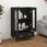 Vidaxl Kredens Czarny 70X31X115 Cm Materiał Drewnopochodny 812547 - zdjęcie 2