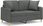 Vidaxl 2-Osobowa Sofa Z Poduszkami Ciemnoszara 120 Cm Tkanina 3200902 - zdjęcie 2