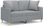 Vidaxl 2-Osobowa Sofa Z Poduszkami Jasnoszara 120 Cm Tkanina 3200901 - zdjęcie 2