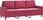 Vidaxl Sofa 3-Osobowa Winna Czerwień 180 Cm Obita Aksamitem 359213 - zdjęcie 3