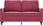Vidaxl Sofa 2-Osobowa Winna Czerwień 120 Cm Tapicerowana Aksamitem 359193 - zdjęcie 3