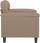 Vidaxl Fotel Kolor Cappuccino 60 Cm Obity Sztuczną Skórą 359577 - zdjęcie 4