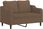 Vidaxl 2-Osobowa Sofa Z Poduszkami Brązowa 120 Cm Tkanina 3200840 - zdjęcie 3