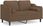 Vidaxl 2-Osobowa Sofa Z Poduszkami Brązowa 120 Cm Tkanina 3200840 - zdjęcie 2