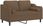 Vidaxl 2-Osobowa Sofa Z Poduszkami Brązowa 120 Cm Tkanina 3200840 - zdjęcie 4