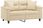 Vidaxl 2-Osobowa Sofa Z Poduszkami Kremowa 120 Cm Mikrofibra 3200969 - zdjęcie 2