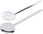 Excellent Houseware Łyżki Do Sałatek Stalowe Srebrne 2 El. O-139394 - zdjęcie 4