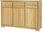 Drewmax Komoda Drewniana Dębowa Z 3 Szufladami 137Cm Kd352 - zdjęcie 3