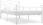 Elior Białe metalowe łózko w stylu loft 100 x 200 cm - Okla (E37859VIDAXL_284517VIDAXL_284517) - zdjęcie 4