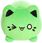 Tasty Peach Pluszowa maskotka 9 cm Toxic Green Meowchi - zdjęcie 4