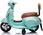 Sun Baby Jeździk Dla Dziecka Skuter Vespa Na Akumulator Z Oparciem Turkusowy - zdjęcie 3