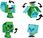 Mattel Minecraft - Figurka Creeper Z Transformacją 2W1 HTL43 HTL46 - zdjęcie 4