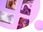Hello Case Etui Do Lg K40 Różowy Marmur Purpura Róż Marmur Obudowa Pokrowiec - zdjęcie 2