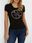 DAMSKI T-SHIRT GUESS W4GI29J1314-JBLK (S) - zdjęcie 3