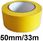 Taśma oznaczeniowa podłogowa izolacja PCV 50mm/33m ŻÓŁTA PAPER-TECH - zdjęcie 1