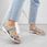 Komfortowe sandały damskie sportowe na rzepy szare Rieker 68866-40 - zdjęcie 5