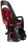 Hamax - Fotelik Rowerowy Caress Montowany Na Bagażniku - Dark Grey/Red - zdjęcie 2