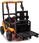 Lean Cars Wózek Widłowy Na Akumulator Jcb Żółty - zdjęcie 4