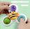 FIDGET SPINNER Z PRZYSSAWKĄ SENSORYCZNĄ KĄPIEL PREZENT GRZECHOTKA 3 SZTUKI - zdjęcie 2