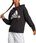 Bluza damska adidas Essentials Big Logo Oversized French Terry Hoodie czarna HR4934 - zdjęcie 4