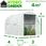 Hydro Garden Tunel Ogrodowy Foliowy Szklarnia 4m ² Tf02W 2X2m Biały Solidny - zdjęcie 4