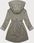 Parka z ozdobną podszewką BH Forever jasny khaki(3) (BH-2401BIG) - zdjęcie 2