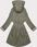 Cienka parka damska z kapturem BH Forever jasny khaki(3) (BH-2403) - zdjęcie 3