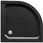 Kabina prysznicowa Besco Zarya 80x80 Black + Bodzik Alex Stone Effect ZBALS80190 - zdjęcie 9