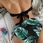 Strój Kąpielowy Dwuczęściowy Kostium Wysoki Stan Bikini Push Up Boho XL - zdjęcie 4