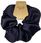 JEDWABNA GUMKA DO WŁOSÓW SCRUNCHIE JEDWAB 100% Via Della Seta GRANATOWA r.L - zdjęcie 3