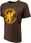 T-shirt męski KASZEBE BRĄZ koszulka bawełna XXL - zdjęcie 2