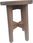 Taboret drewniany (dębowy) - stołek 46cm lakierowany DĄB - zdjęcie 3