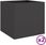 VidaXL Donice 2szt. Czarne 42X40X39cm Stal Walcowana Na Zimno 841548 - zdjęcie 4
