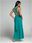 Elegancka maxi sukienka z wiązaniem morska AZR777 - zdjęcie 2