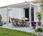 Pergola tarasowa do ogrodu, ścienna 3x3 Premium Wall White - Hardmaister - zdjęcie 2