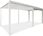Roleta do pergoli opuszczana Premium White 4m - HARDMAISTER - zdjęcie 4