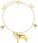 Mejk Jewellery Pozłacana Bransoletka Z Psem Rasy Siberian Husky 925 - zdjęcie 1