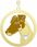 Mejk Jewellery Zawieszka Złota Z Psem Rasy Fox Terrier Smooth 925 - zdjęcie 1