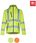 THC ZAGREB WORK. Kurtka softshell o wysokiej widoczności (unisex) - zdjęcie 2