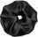 JEDWABNA GUMKA DO WŁOSÓW SCRUNCHIE JEDWAB 100% Via Della Seta CZARNA r. XL - zdjęcie 2
