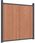 VidaXL Panel Ogrodzeniowy Brązowy 526X186cm Wpc 3282800 - zdjęcie 2