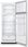 Lodówka Lodówka Gorenje RF4142PW4 z zamrażalnikiem górnym 143,6 cm Biała - zdjęcie 3
