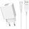 Myphone Ładowarka Sieciowa 2.1A 10W Biała Denmen 2100Ma 2Xusb Dc02 Kabel Typ-C W - zdjęcie 4