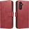Krainagsm Etui Do Samsung Galaxy A25 5G Skórzane Portfel Skin Case Szkło 9H - zdjęcie 4