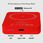 Powerbank Sbs Powerbank 5000 Mah Wireless Magnetic Czerwony Tebb5000Mag1Cr - zdjęcie 10