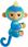 Cobi  Fingerlings 3115 Małpka Niebieska Leo - zdjęcie 3